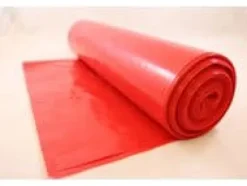 Plastsäck optisk 125L 50my röd 25/rl