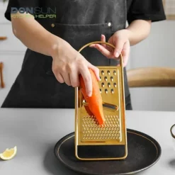 Platt rivjärn ostriv i rostfritt stål