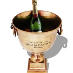 Pokal champagnekylare koppar brun