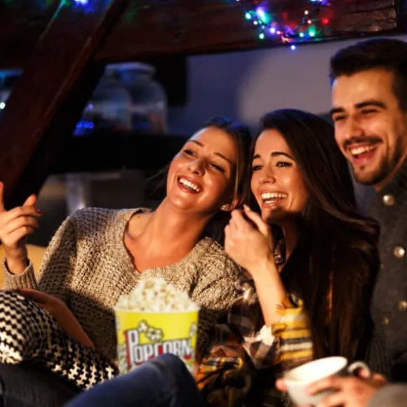 Popcornhink Set, 17,5x18 cm, Gul