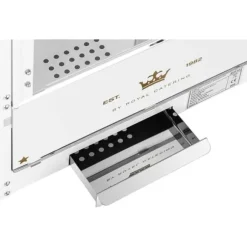 Popcornmaskin - 1500 W - 5 kg/h - vit & guld - Royal Catering