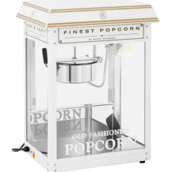 Popcornmaskin - 1500 W - 5 kg/h - vit & guld - Royal Catering