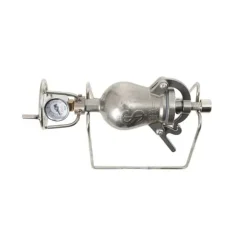 Popcornmaskin - Manuell popcornpanna - Rostfritt stål - För spis och öppen låga - Tjock vägg - Mini