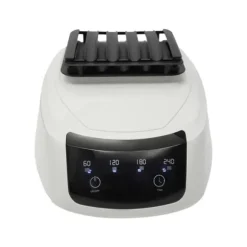 Portabel klädtork - PTC torkskåp - Pekskärm - Effekt 1200–1500 W - IPX1 - Timer 0–240 min & 3 lägen - Fyra hjul - Med överdrag - Vinröd