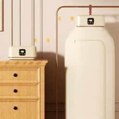 Portabel Vikbar Klädtork - Kompakt, Automatisk och Perfekt för Resor & Hemanvändning, kompatibel med alla typer av kläder