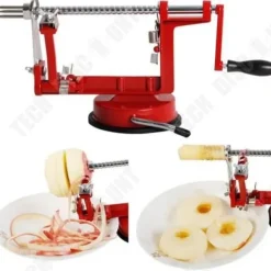 Äppelskalare tre i ett med vev - Multifunktionell fruktskalare - Kökstillbehör