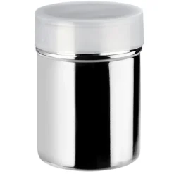 PRACTICO florsocker- och kakaobehållare, rostfritt stål, plastlock