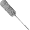 Praktisk dammvippa av mikrofiberfjäder med teleskophandtag i grått - 81 (256) x 13 cm - böjbar borttagbar tvättbar