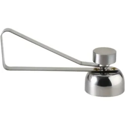 Praktisk äggskärare i rostfritt stål för kokt äggskalöppnare