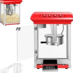 Professionell effektiv popcornmaskin 1325W Royal Catering RCPR-1325