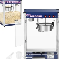 Professionell effektiv popcornmaskin 1350W 8 oz Royal Catering RCPR-1350
