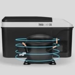 Professionell TEESA resekyl med frysfunktion 13L DC12/24V AC 230V