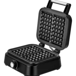 Professionell Vaffeljärn för 2 Tjocka Belgiska Vafflor, Non-stick Plåtar MPM MGO-40 1500W Svart 13965