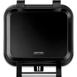 Professionell Vaffeljärn för 2 Tjocka Belgiska Vafflor, Non-stick Plåtar MPM MGO-40 1500W Svart 13965