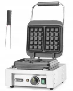 Professionellt våffeljärn HENDI 230V/2200W Stor ruta 3x5, Belgiska våfflor