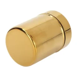 Pulverskakare i rostfritt stål, rostbeständig guld, finmaskig pulversockerskakare för kök