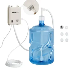 Pump- och vattendispenser för 5-gallon flaskor, automatisk elektrisk dispenser, enkel inloppspump, effektiv vattendispenser