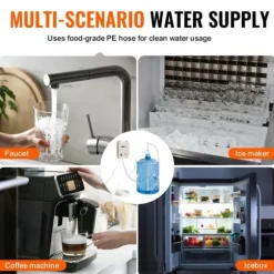 Pump- och vattendispenser för 5-gallon flaskor, automatisk elektrisk dispenser, enkel inloppspump, effektiv vattendispenser