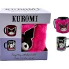 Pyramid International Tasse KUROMI FUZZY – Elegant Kuromi-design, passar för varma eller kalla drycker, lätt att hålla i.