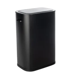 QLT Soptunna med sensor – Öppnas vid rörelse – 55 liter – Svart