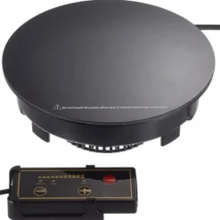 Racletteapparat - Lacor - 69131 - Motståndskraftig upp till 100°C - För 2 personer - Svart