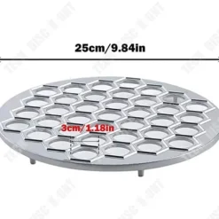 Ravioli-form - TD® - Aluminium - 37 hål - 25x0.55 cm - Diskmaskinssäker