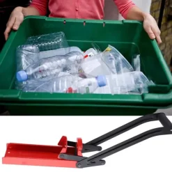 Red Steel Can Crusher - 500ML flaskåtervinningsverktyg med öppnare