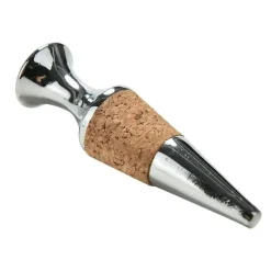 Rejäl vinkork i metall och riktig kork