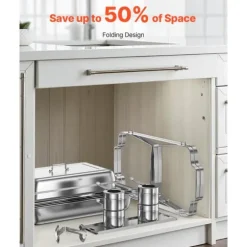 Rektangulär Varmhållningsdisk 8 Qt, Bufféset 6-Pack, Fullstor Panna i Rostfritt Stål