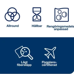 Rengöringsduk TORK W4 Slitstark 90/fp