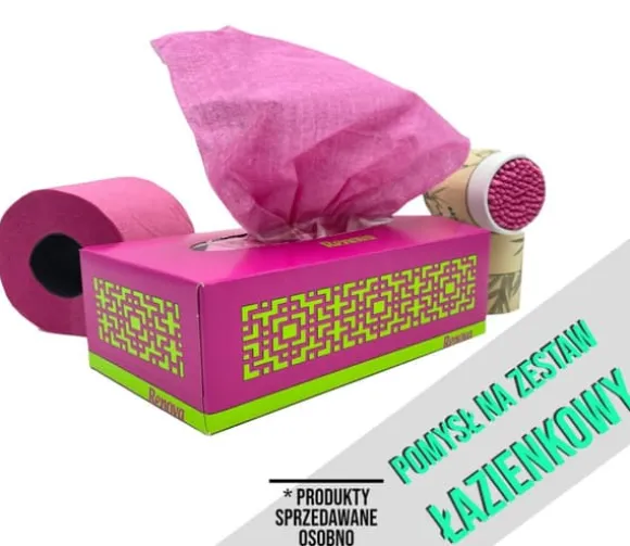 Renova rosa avtagbara näsdukar 80 st