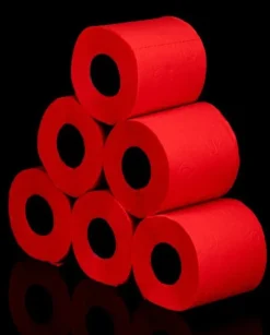 Renova Rött Doftande Toalettpapper 16,1 m 3-lagers 140 Ark 6 Rullar