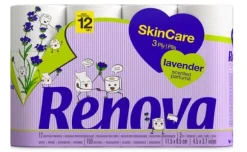 Renova Skin Care Lavender 12R Toalettpapper
