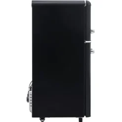 Retro-Kylskåp, Dubbeldörr, 72L kyl, 21L frys, 120 kWh/år, LED-ljus, Flera färger, Energieklass E