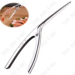 Räka kniv - TD® - Rostfritt stål 304 - 21x6.5 cm - Silver - Praktisk för köket