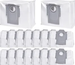 Roborock Dammsugarpåsar för Roborock S8, S8+, S8 Pro Ultra, S7 MaxV Ultra, S7 Pro Ultra, Q7+, Q7 Max+14-pack