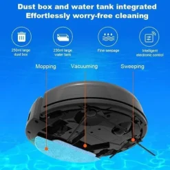 Robotdammsugare - LIECTROUX - L200 - Vatten- och dammsugning - Autonomi 120 min - Anslut IoT