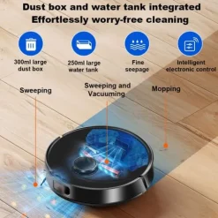 Robotdammsugare - LIECTROUX - M70 PRO - 5000Pa - 3-i-1 - Automatisk Tömning Station