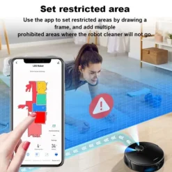 Robotdammsugare - LIECTROUX - M70 PRO - 5000Pa - 3-i-1 - Automatisk Tömning Station