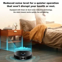 Robotdammsugare - LIECTROUX - M70 PRO - 5000Pa - 3-i-1 - Automatisk Tömning Station