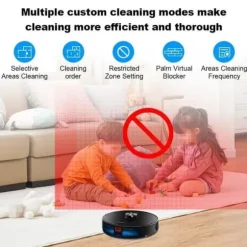 Robotdammsugare - LIECTROUX - X6 - 2500Pa - 3.5L - Autonomi 90 min