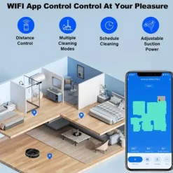 Robotdammsugare - Liectroux - N7S-U - Gyroskopnavigation - Batteri 4400mAh - Fuktig/Torr rengöring