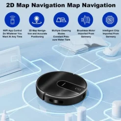 Robotdammsugare - Liectroux - N7S-U - Gyroskopnavigation - Batteri 4400mAh - Fuktig/Torr rengöring
