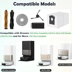 Robotdammsugare Tillbehörssats för Dreame X50/L50/L40/MOVA-serien