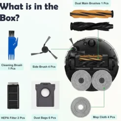 Robotdammsugare Tillbehörssats för Dreame X50/L50/L40/MOVA-serien