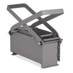 Robust brikettpress för grått papper