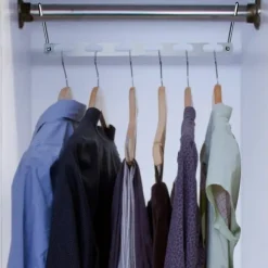 Robusta klädhängare 2 st 4 st metall multifunktionella vikbara tvättgalgar (#2)