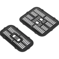 Rootz Hot Air Fryer - Fritös - Dual Basket Fryer - 2700W - 8 inställningar - Smart Finish - Hälsosammare måltider - 41,8 cm x 39,2 cm x 31,1 cm - Svar | CDON