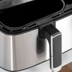 Rootz Hot Air Fryer - Fritös - Dual Basket Fryer - 2700W - 8 inställningar - Smart Finish - Hälsosammare måltider - 41,8 cm x 39,2 cm x 31,1 cm - Svar | CDON