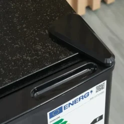 Rootz Minifrys - 35 L frysbox - Minikylskåp - Minikyl - 5-nivå temperaturkontroll - Stål, plast - Svart - 47W x 44,2D x 48,8H cm